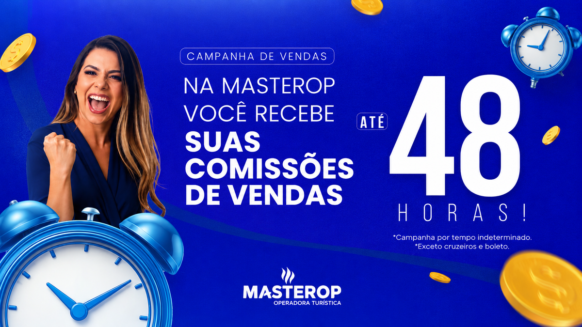 Comissões em até 48 Horas